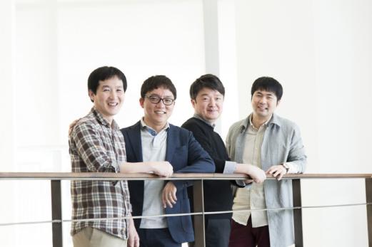 (從左到右: haejin lee, sanghyun yi, kyungha koo 和 jeonggyu jo)